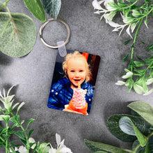 Load image into Gallery viewer, Personalised Photo Keyring - Rectangular-4-The Persnickety Co