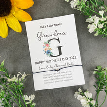 Load image into Gallery viewer, Happy Mother's Day Grandma - Personalised Wish Bracelet For Grandma