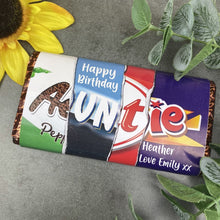 Load image into Gallery viewer, Auntie Happy Birthday Chocolate Bar