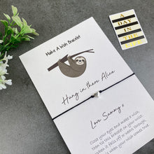 Load image into Gallery viewer, Hang In There Wish Bracelet-3-The Persnickety Co