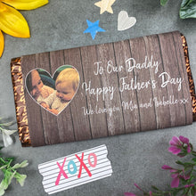 Load image into Gallery viewer, Happy Father's Day Personalised Photo Chocolate Bar