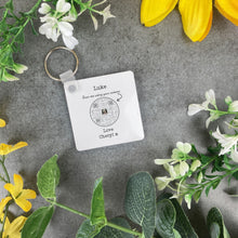 Load image into Gallery viewer, QR Code Keyring Wedding Keepsake