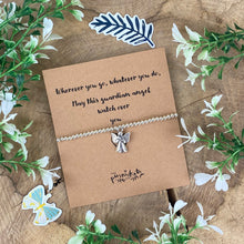 Load image into Gallery viewer, Wherever You Go Guardian Angel Beaded Bracelet-9-The Persnickety Co