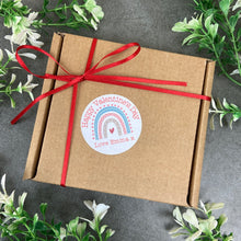 Load image into Gallery viewer, 24 Rainbow Valentine Stickers-The Persnickety Co