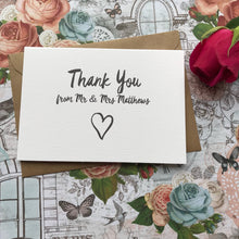 Load image into Gallery viewer, Thank You Wedding Card-2-The Persnickety Co