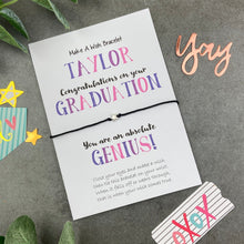 Load image into Gallery viewer, Exam Congratulations - Graduation Star Wish Bracelet