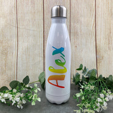 Load image into Gallery viewer, Rainbow Name Water Bottle