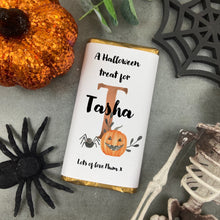 Load image into Gallery viewer, A Halloween Treat Just For You - Personalised Chocolate Bar