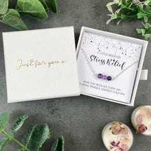 Load image into Gallery viewer, Amethyst Gemstone Necklace and Bracelet