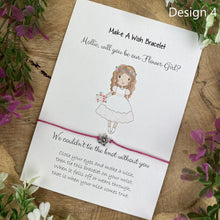 Load image into Gallery viewer, Will You Be Our Flower Girl Wish Bracelet-4-The Persnickety Co