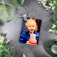 Load image into Gallery viewer, Personalised Photo Keyring - Rectangular-The Persnickety Co
