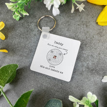 Load image into Gallery viewer, QR Keyring Daddy Keepsake