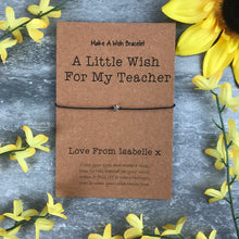 Load image into Gallery viewer, A Little Wish For A Teacher-8-The Persnickety Co