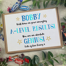 Load image into Gallery viewer, Exam Congratulations - A-Level Chocolate Box