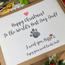 Load image into Gallery viewer, Merry Christmas Personalised Dog Mum/Dad Chocolate Box