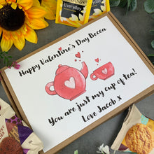 Load image into Gallery viewer, My Cup of Tea Personalised Valentines Day Gift Box-The Persnickety Co