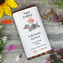 Load image into Gallery viewer, Pawfect Dog Mum/Dad Birthday Chocolate Bar