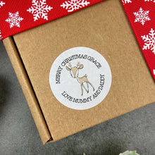 Load image into Gallery viewer, 20 Personalised Woodland Friends Stickers - Deer-The Persnickety Co