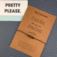 Load image into Gallery viewer, Dads Like You Are Precious And Few Wish Bracelet-8-The Persnickety Co