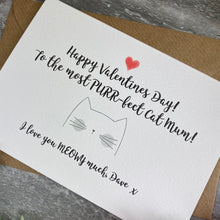 Load image into Gallery viewer, Happy Valentine's Day To The Most PURR-fect Cat Mum/Cat Dad Card-8-The Persnickety Co