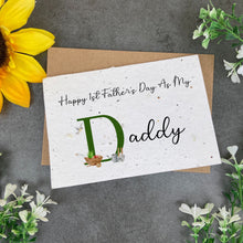 Load image into Gallery viewer, Happy First Father's Day - Gardening Plantable Seed Card