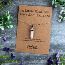 Load image into Gallery viewer, Crystal Necklace - A Little Wish For Love And Romance-8-The Persnickety Co