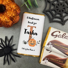 Load image into Gallery viewer, A Halloween Treat Just For You - Personalised Chocolate Bar