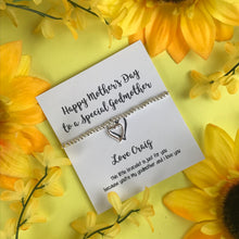 Load image into Gallery viewer, Happy Mothers Day To A Special Godmother - Personalised Bracelet-4-The Persnickety Co