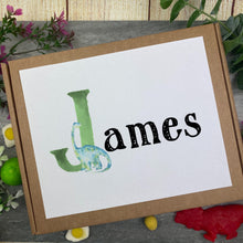 Load image into Gallery viewer, Personalised Dinosaur Initial Sweet Box-The Persnickety Co