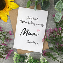 Load image into Gallery viewer, First Mother's Day Personalised Card