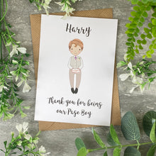 Load image into Gallery viewer, Thank You For Being Our Pageboy Card-8-The Persnickety Co
