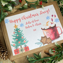 Load image into Gallery viewer, Personalised Christmas Hot Chocolate Box