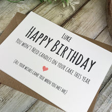 Load image into Gallery viewer, Personalised Humorous Birthday Card-3-The Persnickety Co