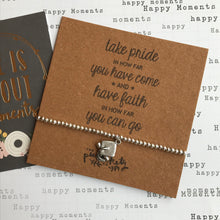Load image into Gallery viewer, Beaded Charm Bracelet - Take Pride In How Far You Have Come...-4-The Persnickety Co
