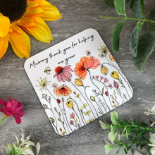 Load image into Gallery viewer, Mummy Coaster, Thank You For Helping me Grow