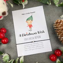 Load image into Gallery viewer, A Christmas Wish - Nephew Wish Bracelet