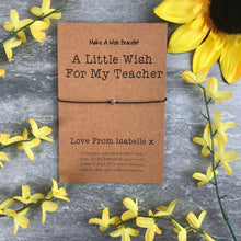 Load image into Gallery viewer, A Little Wish For A Teacher-The Persnickety Co
