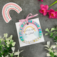 Load image into Gallery viewer, Pastel Rainbow Personalised Name Bracelet
