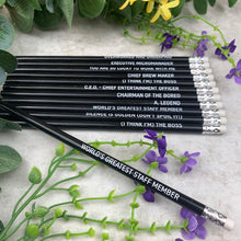 Load image into Gallery viewer, Workplace Funny Quote Pencils