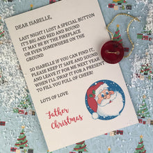 Load image into Gallery viewer, Personalised Santa's Lost Button-2-The Persnickety Co