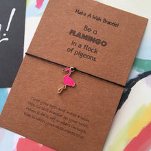 Load image into Gallery viewer, Be a Flamingo in a Flock of Pigeons - Enamel Charm-3-The Persnickety Co