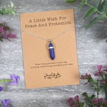 Load image into Gallery viewer, Crystal Necklace  - A Little Wish For Peace And Protection