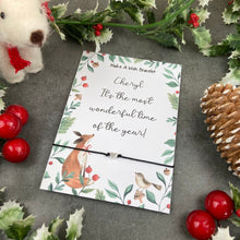 Load image into Gallery viewer, It's the most wonderful time of the year - Personalised Wish Bracelet
