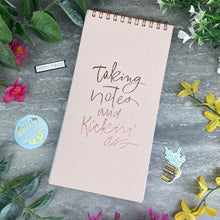 Load image into Gallery viewer, Taking Notes and Kickin' Ass List Pad-The Persnickety Co