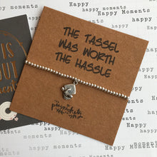 Load image into Gallery viewer, Beaded Charm Bracelet - The Tassel Was Worth The Hassle-4-The Persnickety Co