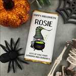 Load image into Gallery viewer, Cauldron Happy Halloween - Personalised Chocolate Bar