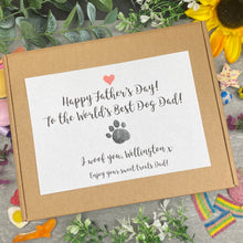 Load image into Gallery viewer, Worlds Best Dog Dad - Medium Sweet Box