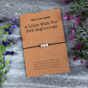 A Little Wish For New Beginnings Wish Bracelet-9-The Persnickety Co