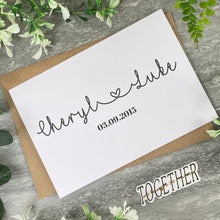 Load image into Gallery viewer, Personalised Wedding Day Card-5-The Persnickety Co