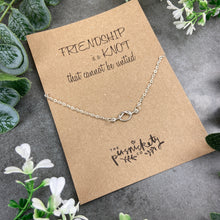 Load image into Gallery viewer, Friendship Knot Necklace